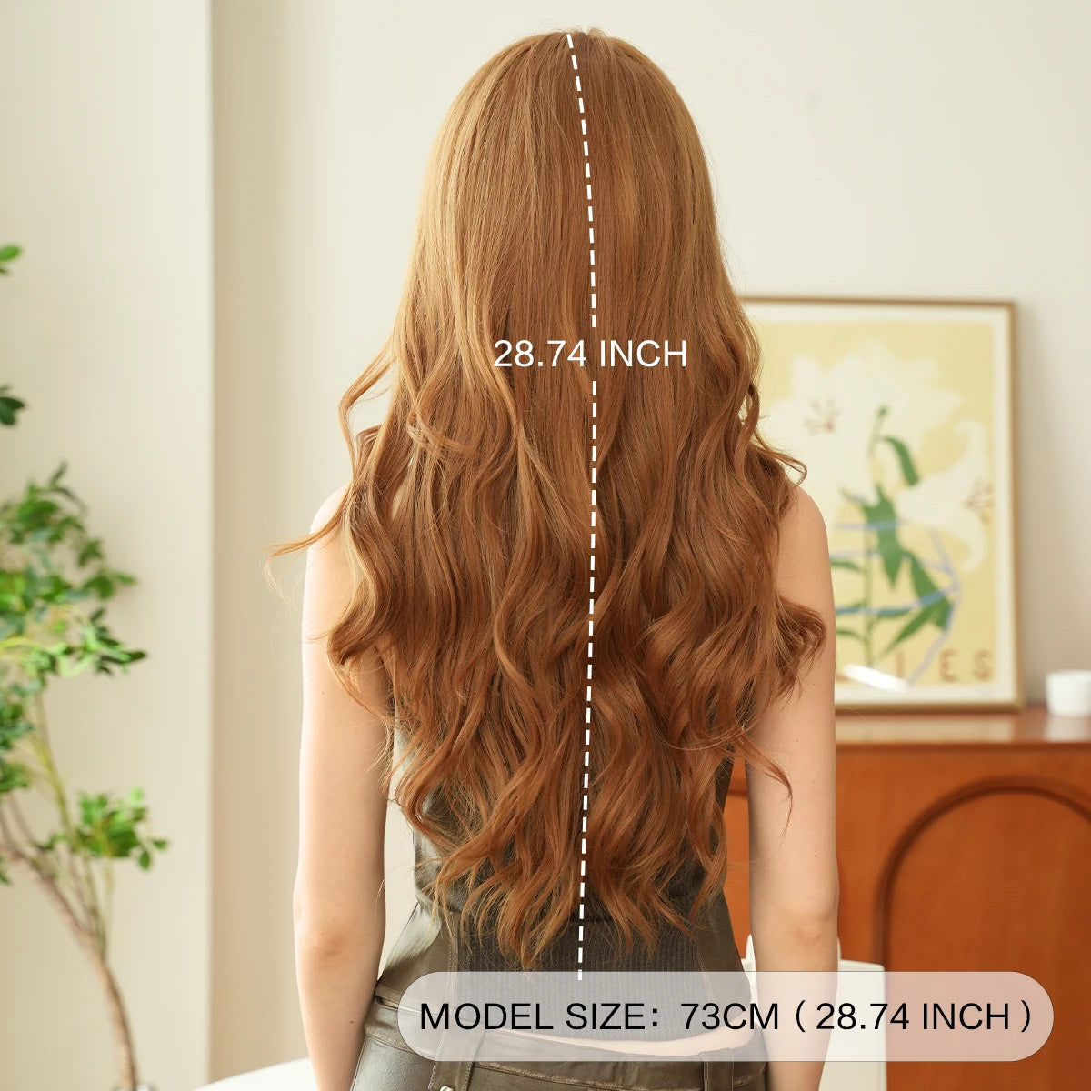 Caramel Enchantress Crown with Bangs
